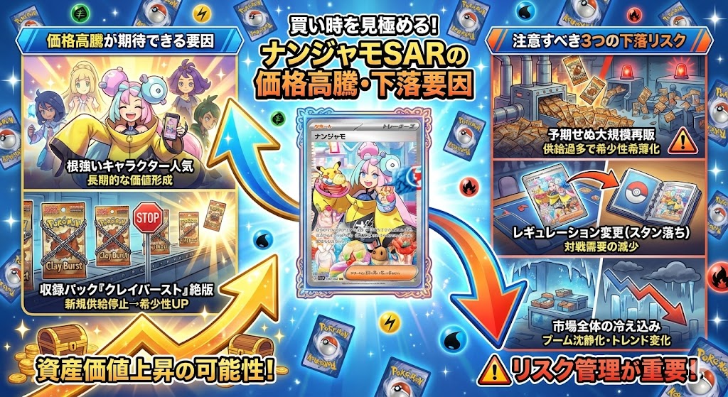 買い時を見極める!ナンジャモSARの今後の価格高騰・下落要因