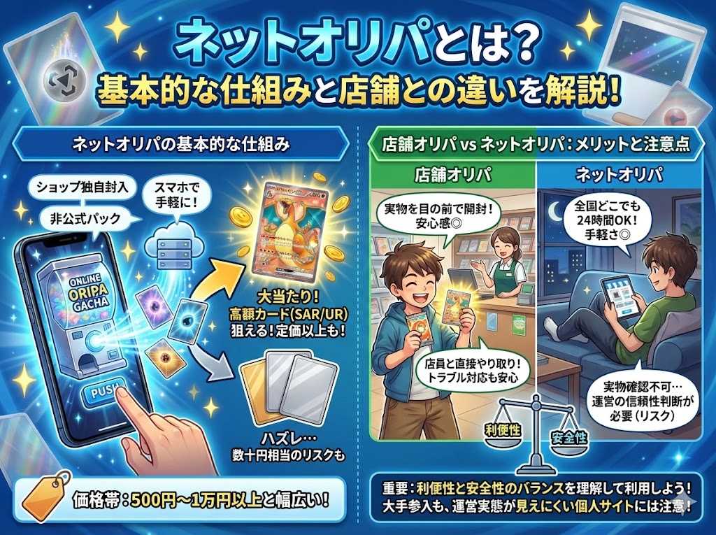ネットオリパとは?基本的な仕組みを解説