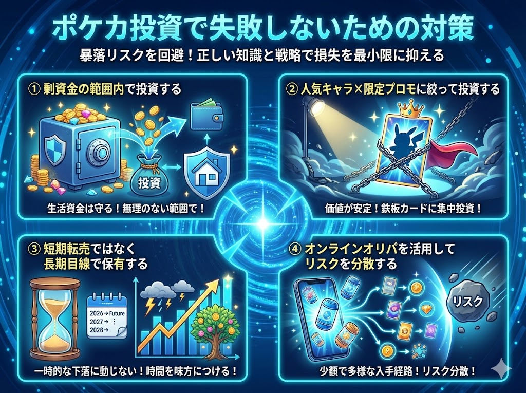 ポケカ投資で失敗しないための対策