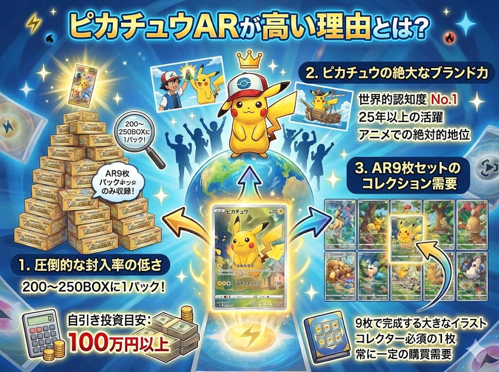 ピカチュウARが高い理由とは？