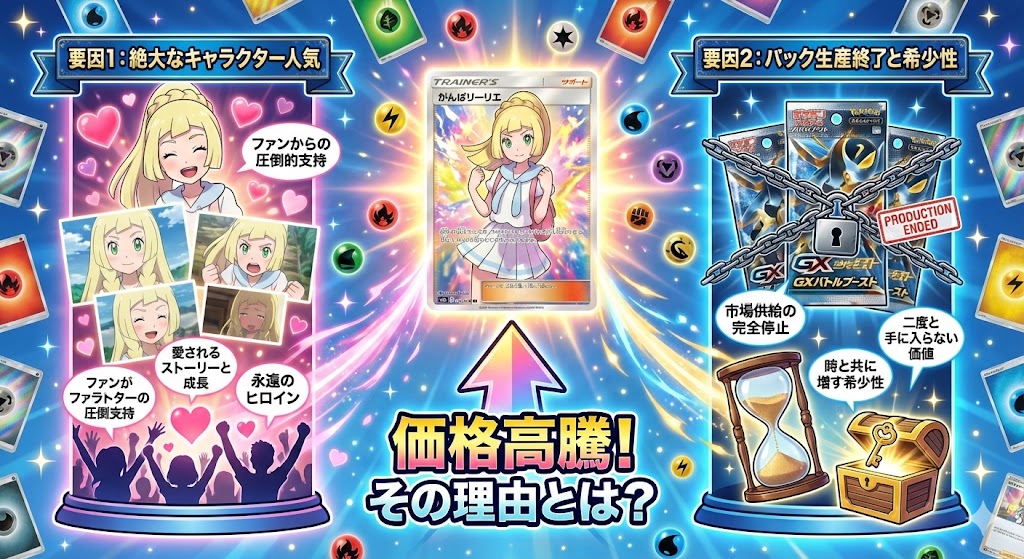 がんばリーリエの価格はなぜ高騰した?価値を支える2つの要因