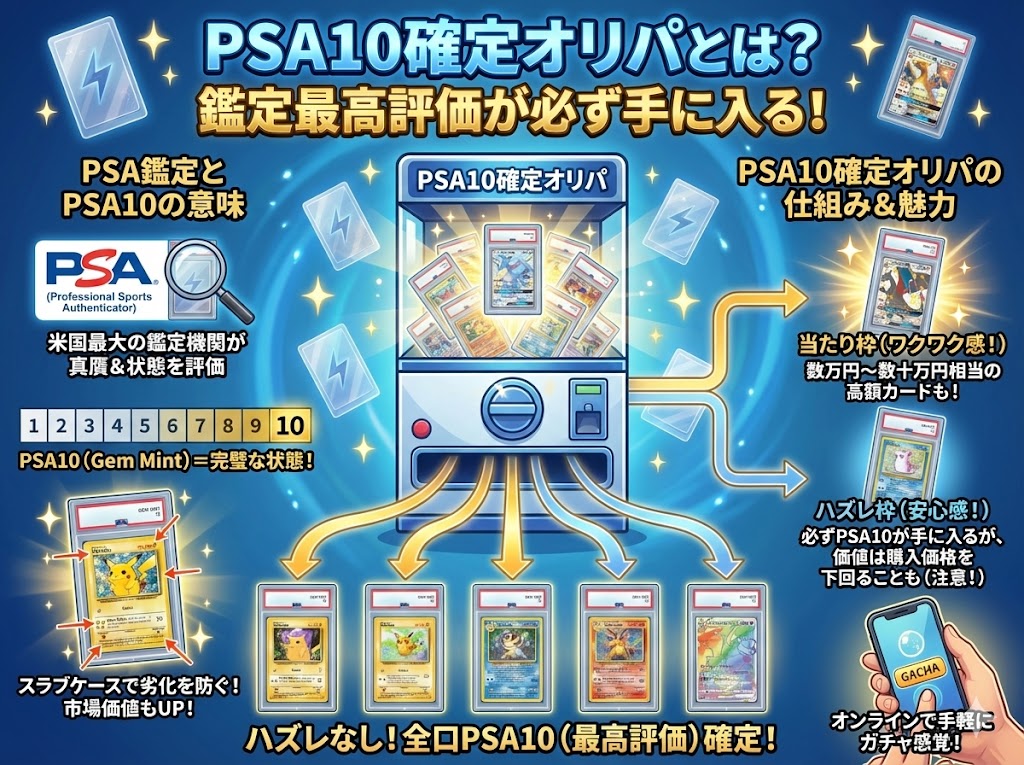 PSA10確定オリパとは？