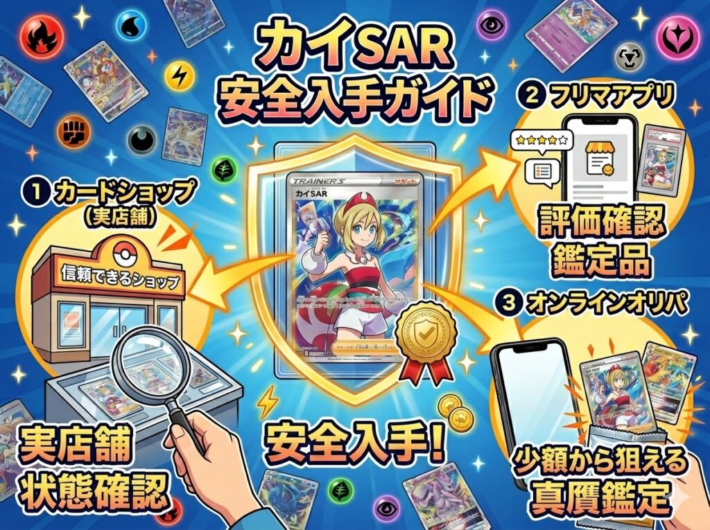 カイ SARを安全に入手する方法