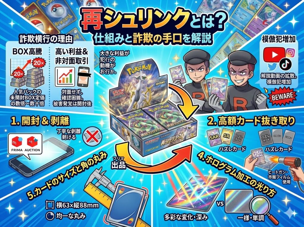 再シュリンクとは?仕組みと詐欺の手口を解説