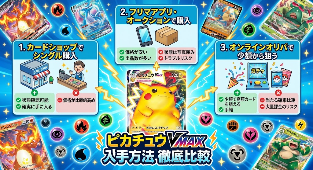 ピカチュウVMAXの購入・入手方法