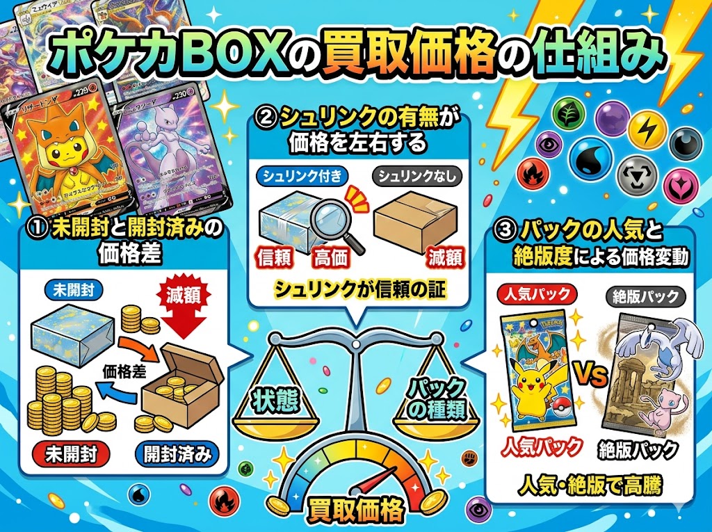ポケカBOXの買取価格の仕組み