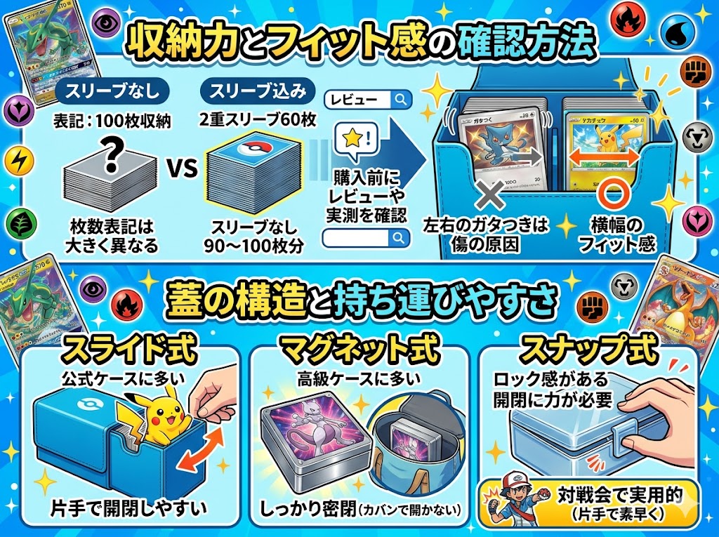 デッキケースの比較ポイントと選び方