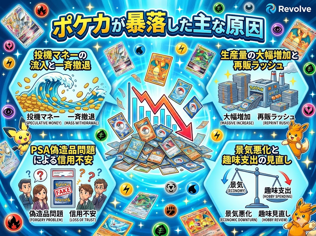 ポケカが暴落した主な原因