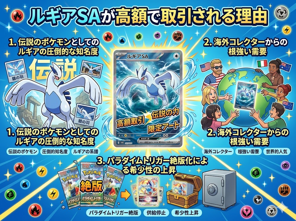 ルギアSAが高額で取引される理由