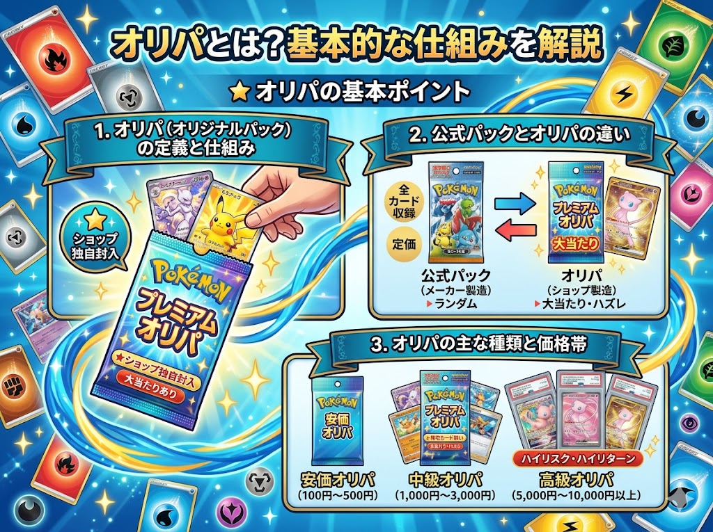 オリパとは?基本的な仕組みを解説