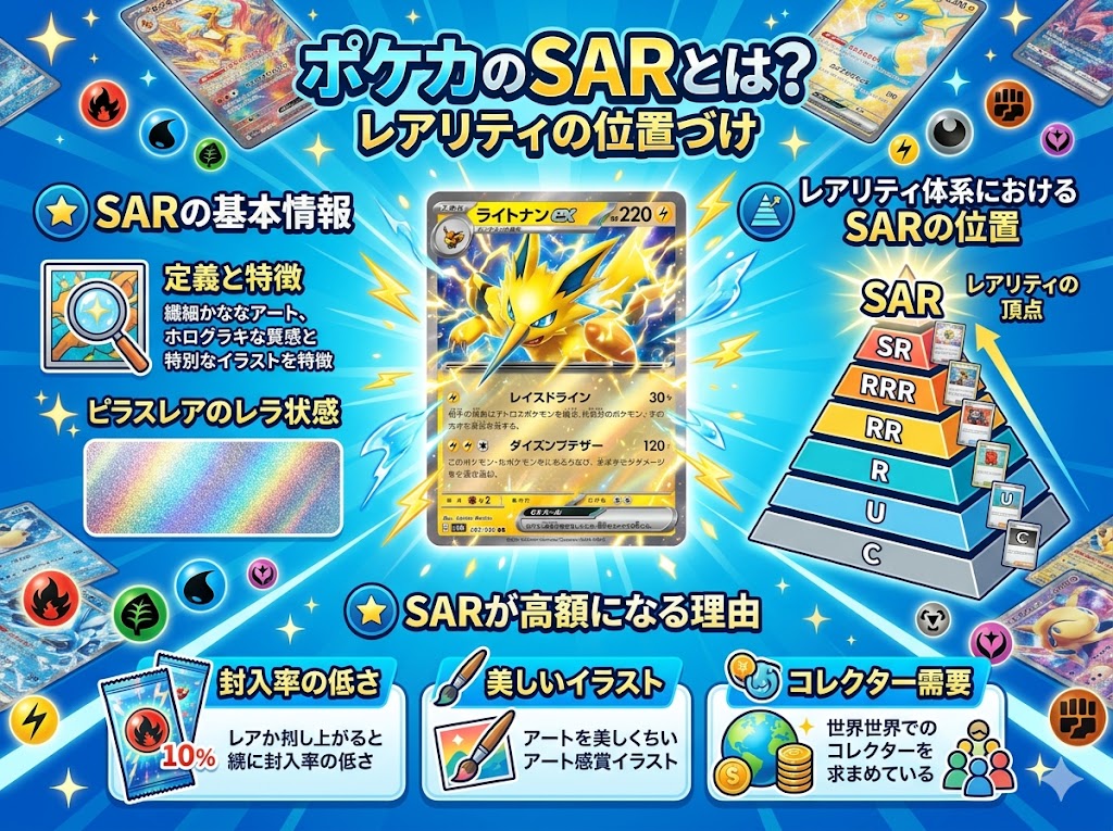 ポケカのSARとは？レアリティの位置づけ