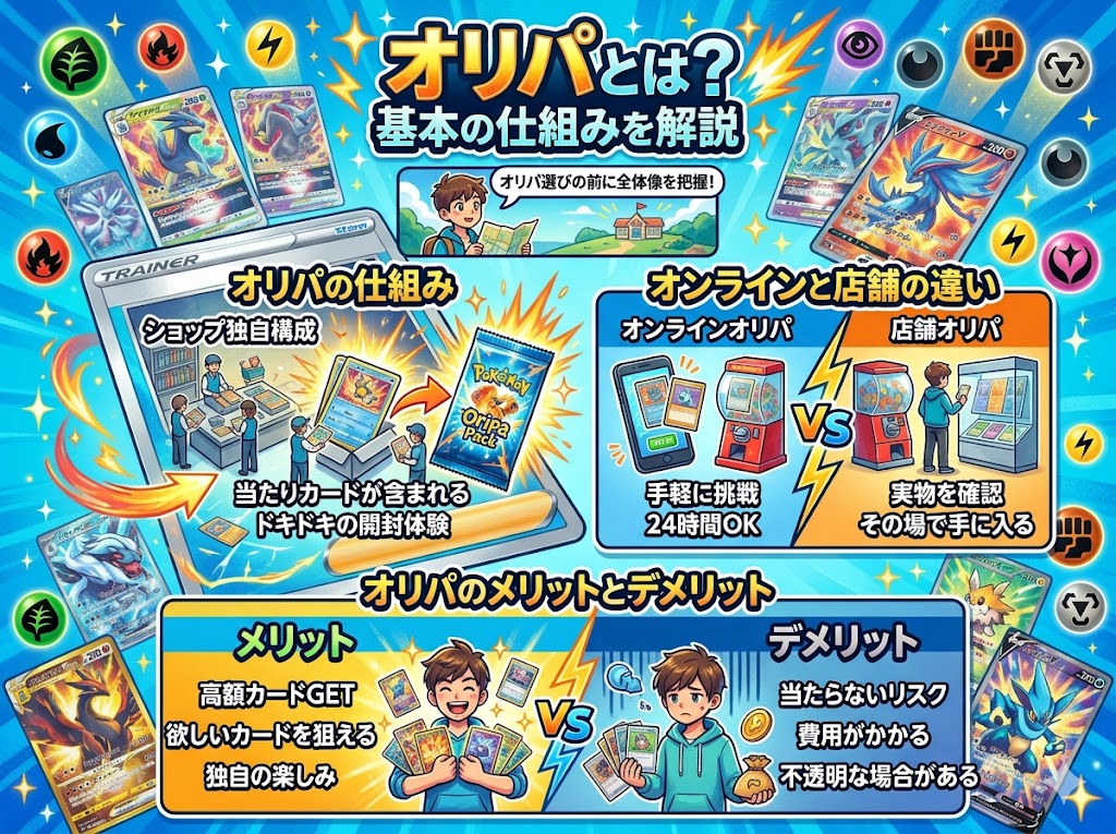 オリパとは?基本の仕組みを解説