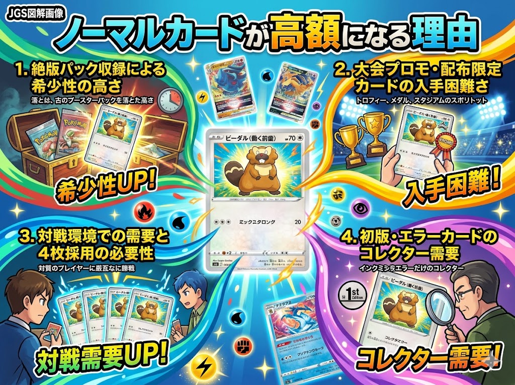 ノーマルカードなのに高額になる理由